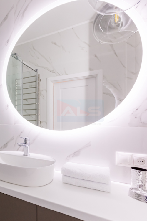 Espejo Redondo con Luz