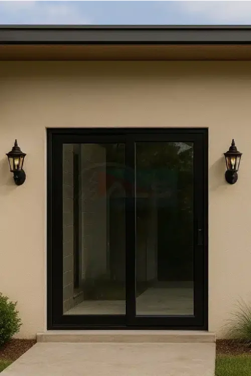 Puertas Corredizas de PVC Color Negro