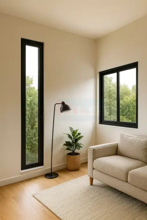 Ventanas de PVC Color Negro
