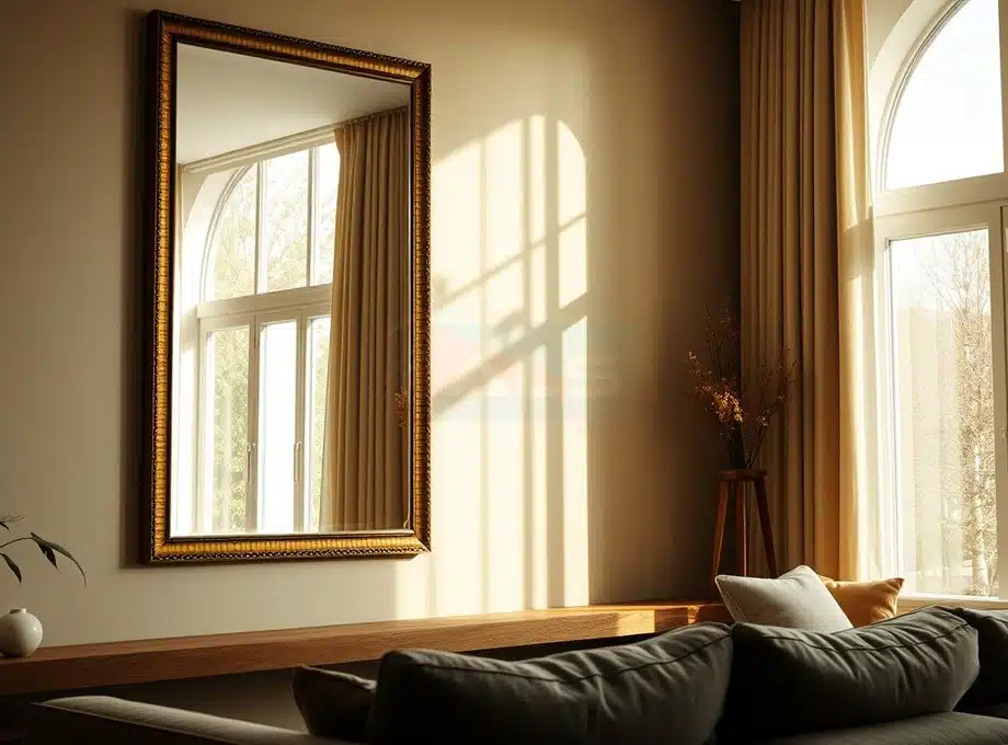 Cómo colocar espejos en la sala para ampliar y dar luz