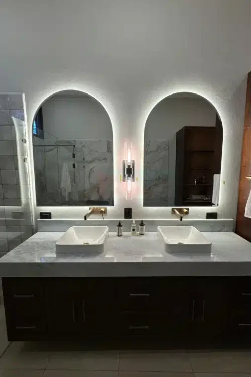 Espejo Arco con Luz Led