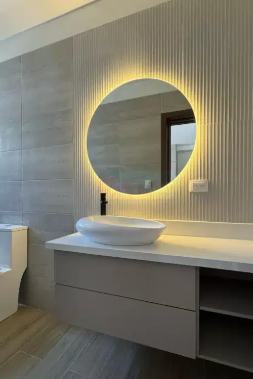 Espejo Circular con Luz Led