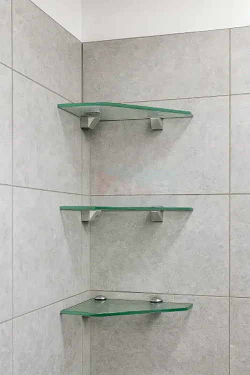 Repisas de Baño de Vidrio