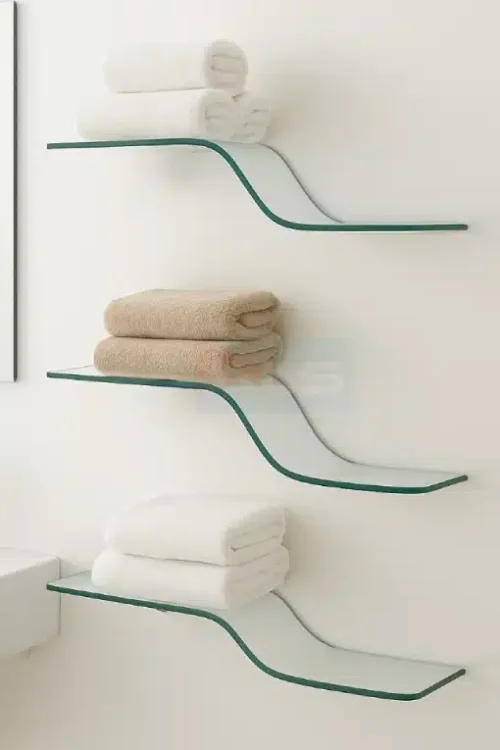 Vidrio Curvo para Repisas